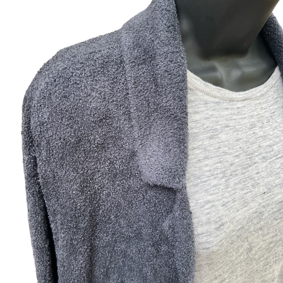 ✅Barefoot Dreams CozyChic Lite color in Carbon Blazer Cardigan - Picture 9 of 15